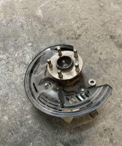 2017 SUBARU BRZ FRONT LEFT SPINDLE KNUCKLE HUB BRAKE SHIELD OEM