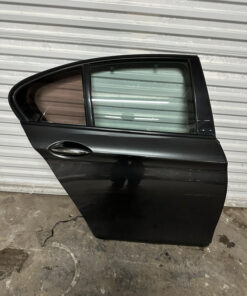 2011 BMW 550i F10 5 SERIES REAR RIGHT DOOR GRAPHITE METALLIC (A90)~MINOR SCUFFS~