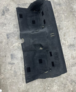 2014 PORSCHE 911 TURBO S INTERIOR BLACK REAR FLOOR CARPET MAT OEM 991.551.017.00