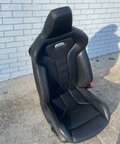2015 BMW M4 COUPE FRONT PASSENGER SEAT BLACK LEATHER OEM 2016 2017 *DAMAGE*