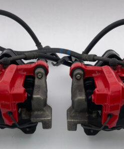 2017-2019 Honda Civic Type R FK8 OEM Rear Brake Calipers / Red / Pair / TR105