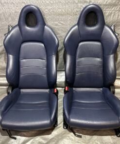 2000-2005 Honda S2000 OEM Blue Leather Seats / Pair / HS008