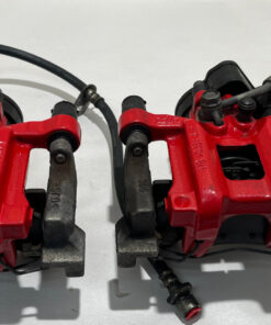 2017-2019 Honda Civic Type R FK8 OEM Rear Brake Calipers / Red / Pair / TR106