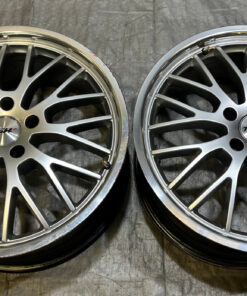 Pair of 18x8" TSW Snetterton Wheels Rims / 5x114.3 / *Minor Bend* / HS008