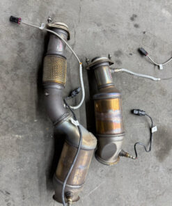 2024 BMW M3 M4 G80 G82 OEM FACTORY DOWNPIPES W/ SENSORS 8K MILES