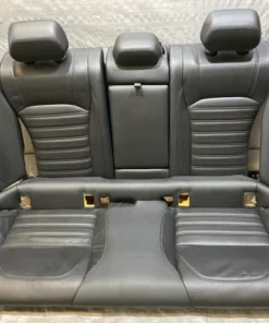 2017-2019 Alfa Romeo Giulia Ti Sport Black Leather Rear Seat Set / AG005