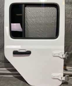 2018-2024 Jeep Wrangler JL Unlimited 4DR Passenger Rear Door Assembly / Bright White JL010