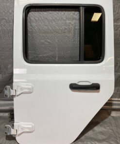 2018-2024 Jeep Wrangler JL Unlimited 4DR Driver Rear Door Assembly / Bright White JL010