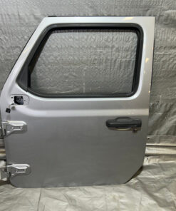 2018-2024 Jeep Wrangler JL Unlimited 4DR / Gladiator JT Driver Front Door Assembly / Billet Silver Metallic JL012